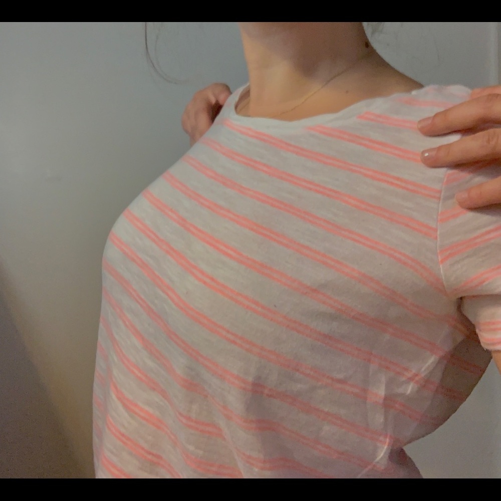 Pink Striped Top